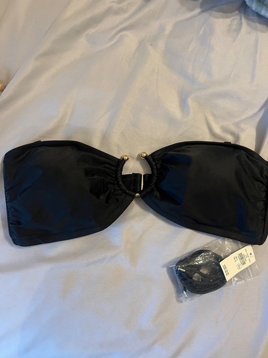 aerie Other - aerie Black Strapless Bandeau Bikini Top
